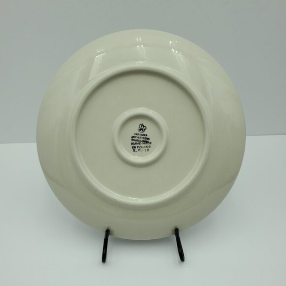Polish Pottery Autumn Ceramika Artystyczna Dinner Plate Round Platter - Picture 5 of 8